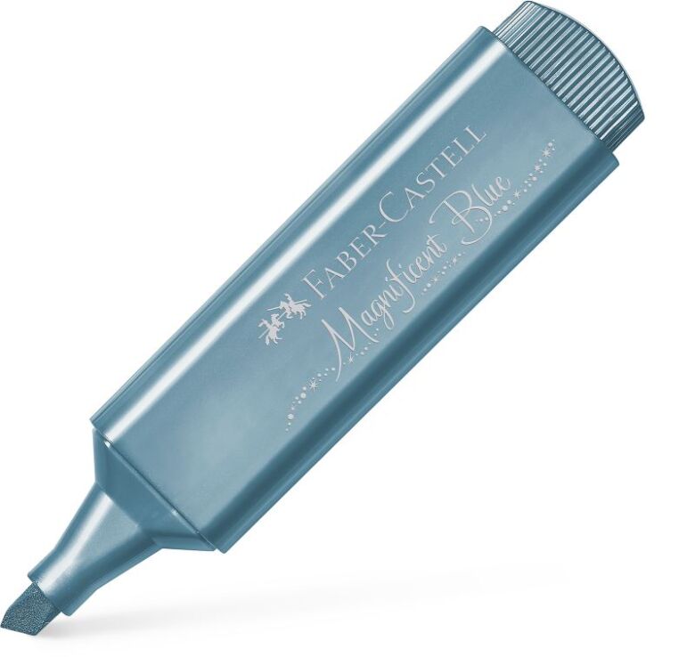 Faber Castell Textliner Μεταλλικός Μπλε-1Τμχ (12310248) (1)