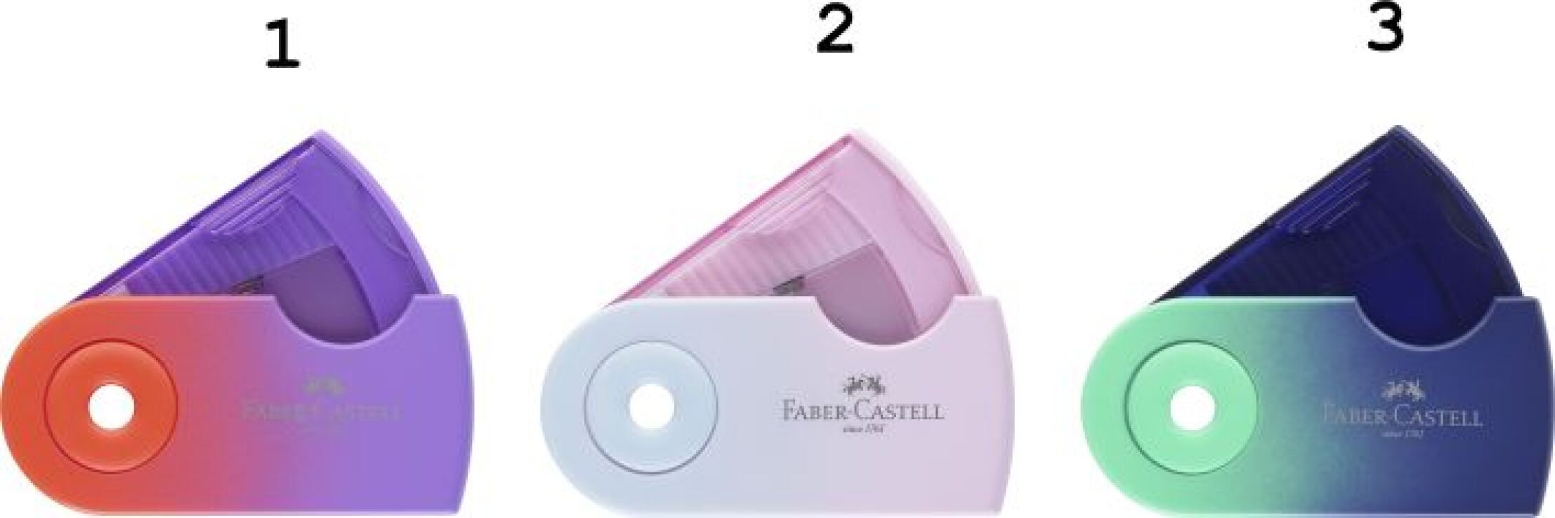 Faber Castell Ξύστρα Sleeve Μονή Flow-3 Σχέδια-1Τμχ (129182776) (1)