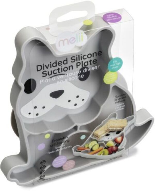 Melii Πιάτο Σιλικόνης Με Βεντούζα Bulldog (MEL17400) (1)