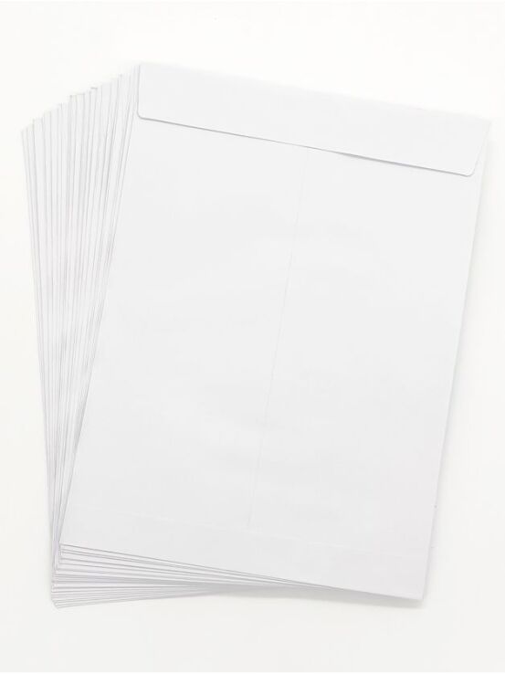 Φάκελος Λευκός 22x30cm Με Αυτοκόλλητο-25Τμχ (Σ5532) (1)