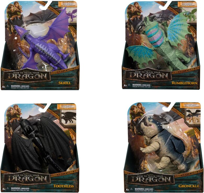 Dragons Μικροί Δράκοι-4 Σχέδια (6074171) (2)