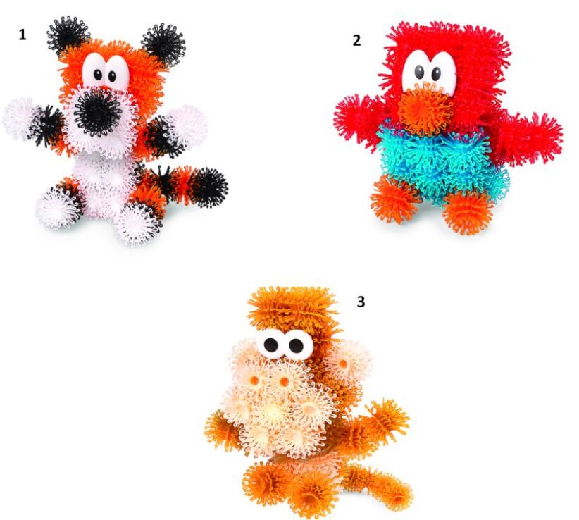 Bunchems Ζωάκια Φιλαράκια-3 Σχέδια (6028254) (1)