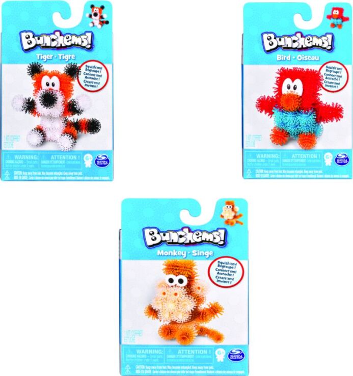 Bunchems Ζωάκια Φιλαράκια-3 Σχέδια (6028254) (2)