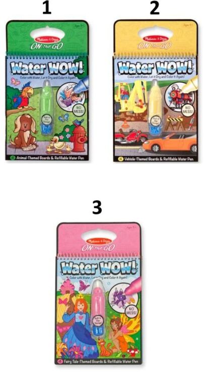 Melissa & Doug Water Wow!-3 Σχέδια (6075659) (1)