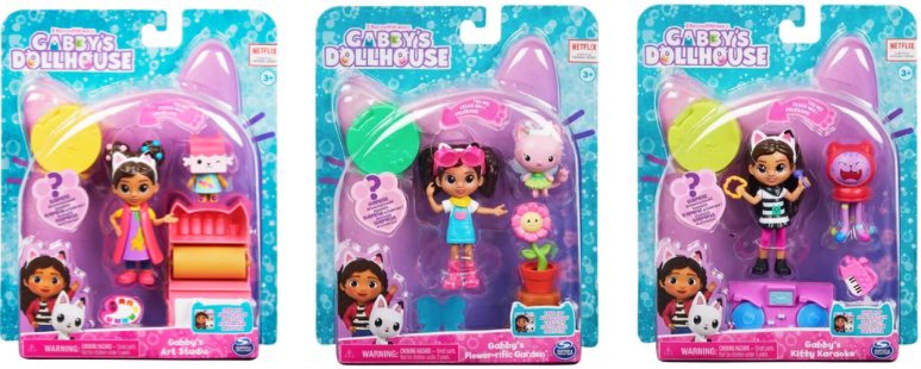 Gabby's Dollhouse Σετ Γατοκατάσταση-3 Σχέδια (6060476) (2)