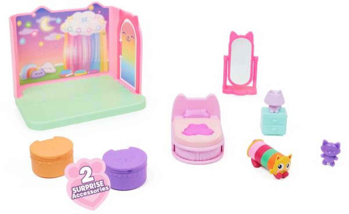 Gabby's Dollhouse Mini Σετ Δωμάτια-Υπνοδωμάτιο (6062037) (2)