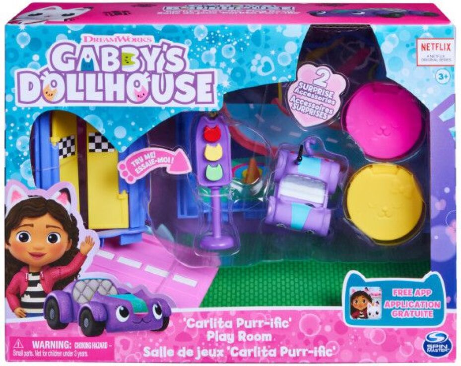 Gabby's Dollhouse Mini Σετ Δωμάτια-Δωμάτιο Της Carlita (6064149) (1)