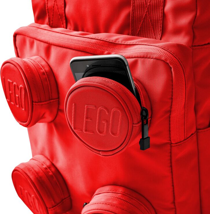 LEGO Brick 2X2 23 Σακίδιο Red (215484) (5)