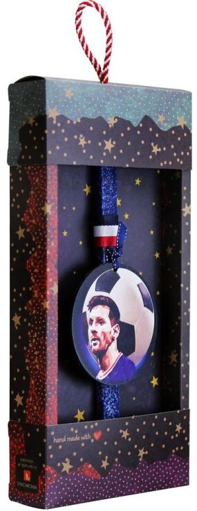 Λαμπάδα Μπάλα Ποδοσφαίρου Μπλε (LA23040B) (1)