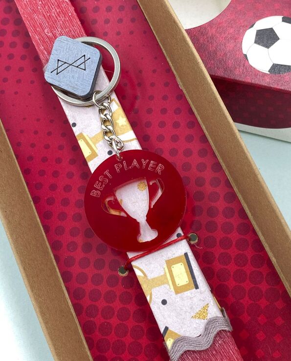 Λαμπάδα Ποδοσφαιρικό Κόκκινο Σε Κουτί (0796.000.3497) (2)