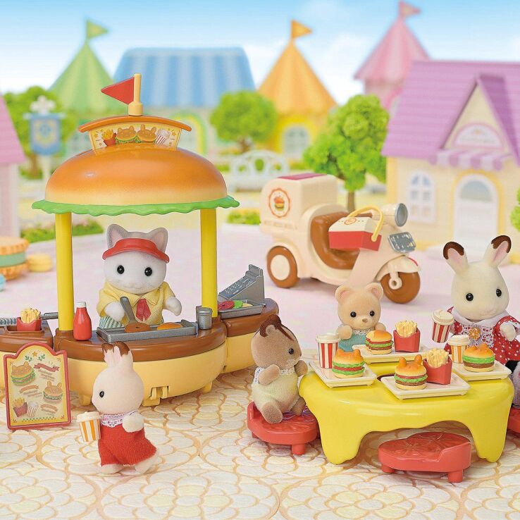 Sylvanian Families Hamburger Stand (5757) (6)