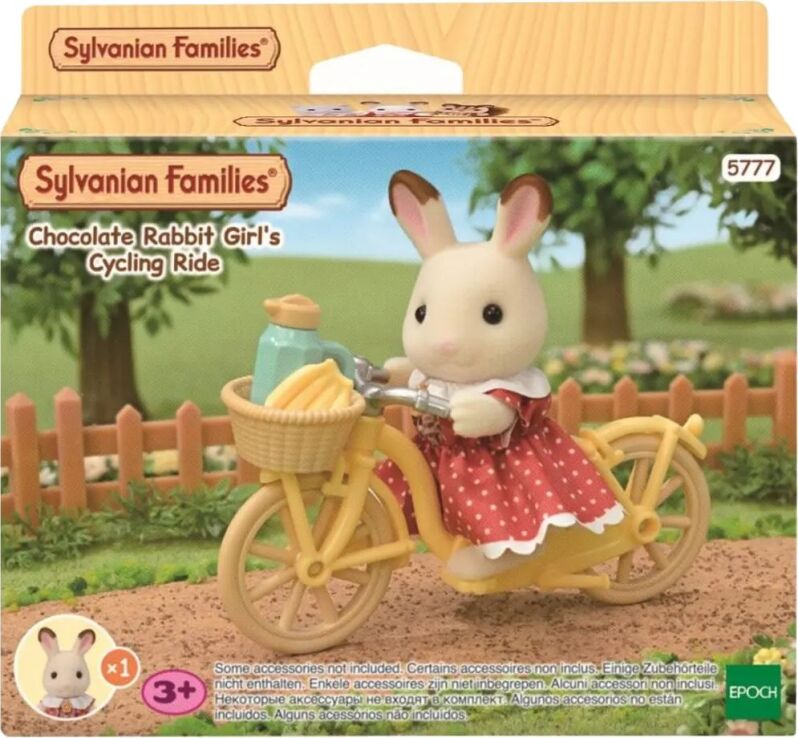 Sylvanian Families Chocolate Rabbit Girl's Cycling Ride (5777) (1)