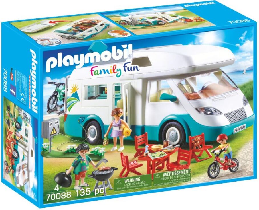 Playmobil Αυτοκινούμενο Οικογενειακό Τροχόσπιτο (70088) (1)