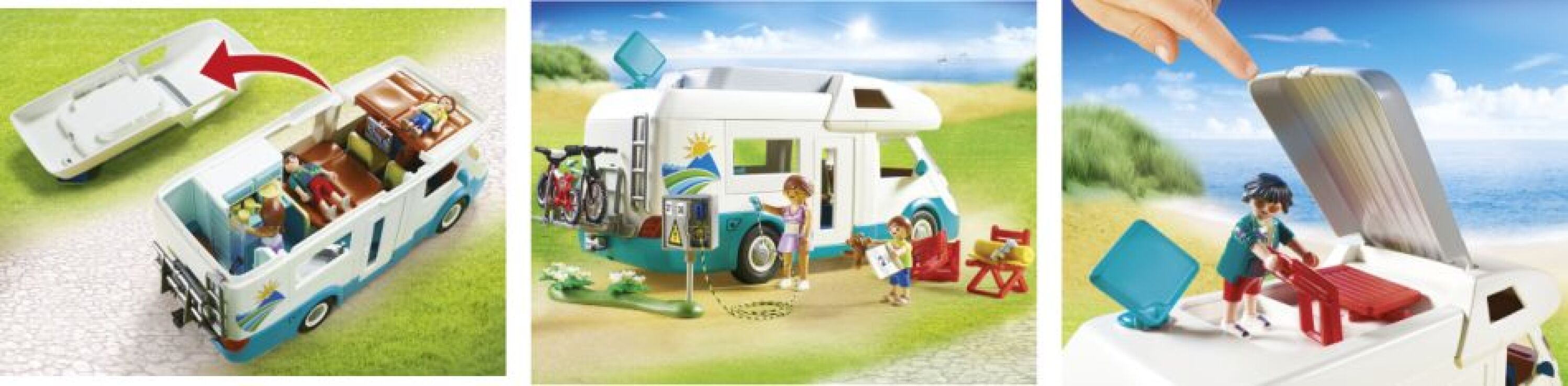 Playmobil Αυτοκινούμενο Οικογενειακό Τροχόσπιτο (70088) (2)