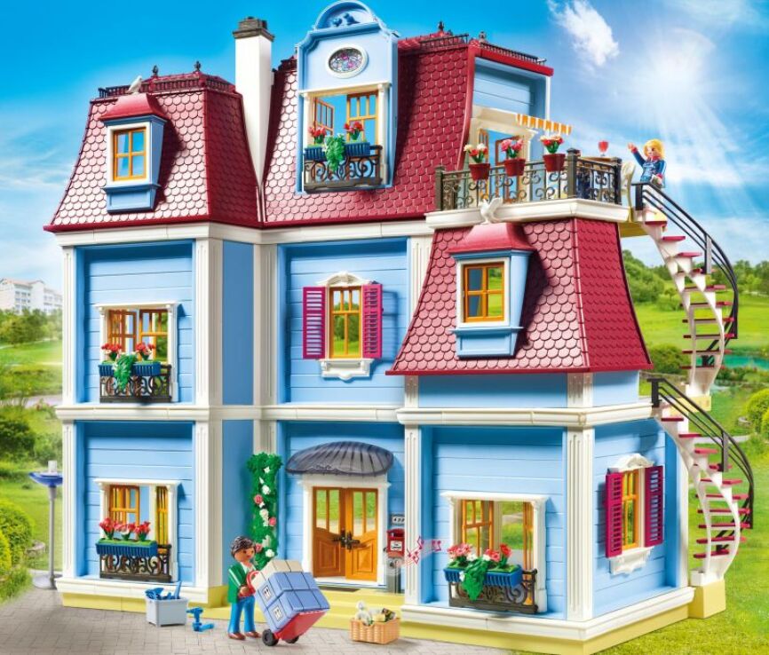 Playmobil Τριώροφο Κουκλόσπιτο (70205) (3)