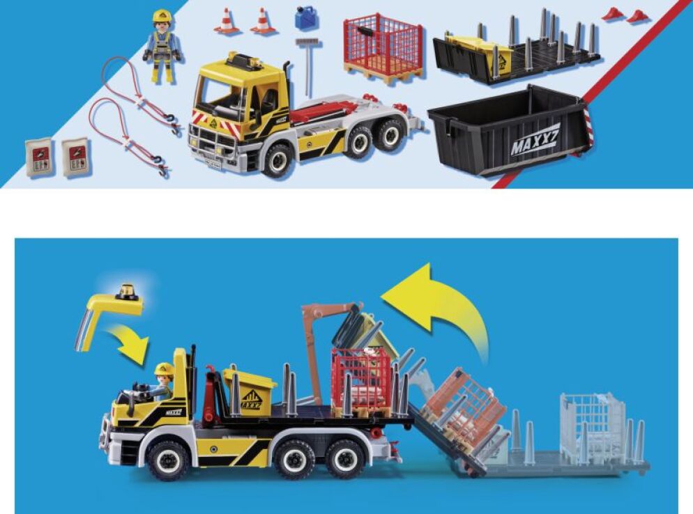 Playmobil Φορτηγό Με Ανατρεπόμενη Καρότσα (70444) (2)