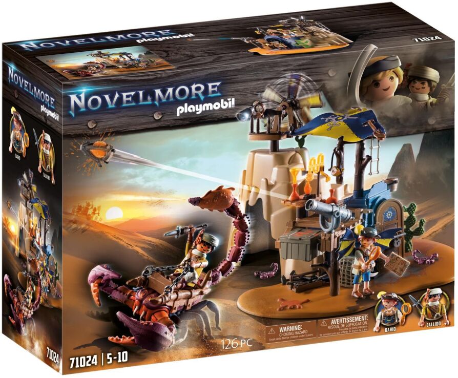 Playmobil Novelmore Sal'ahari Sands-Μυστική Βάση Με Γιγαντιαίο Σκορπιό (71024) (1)