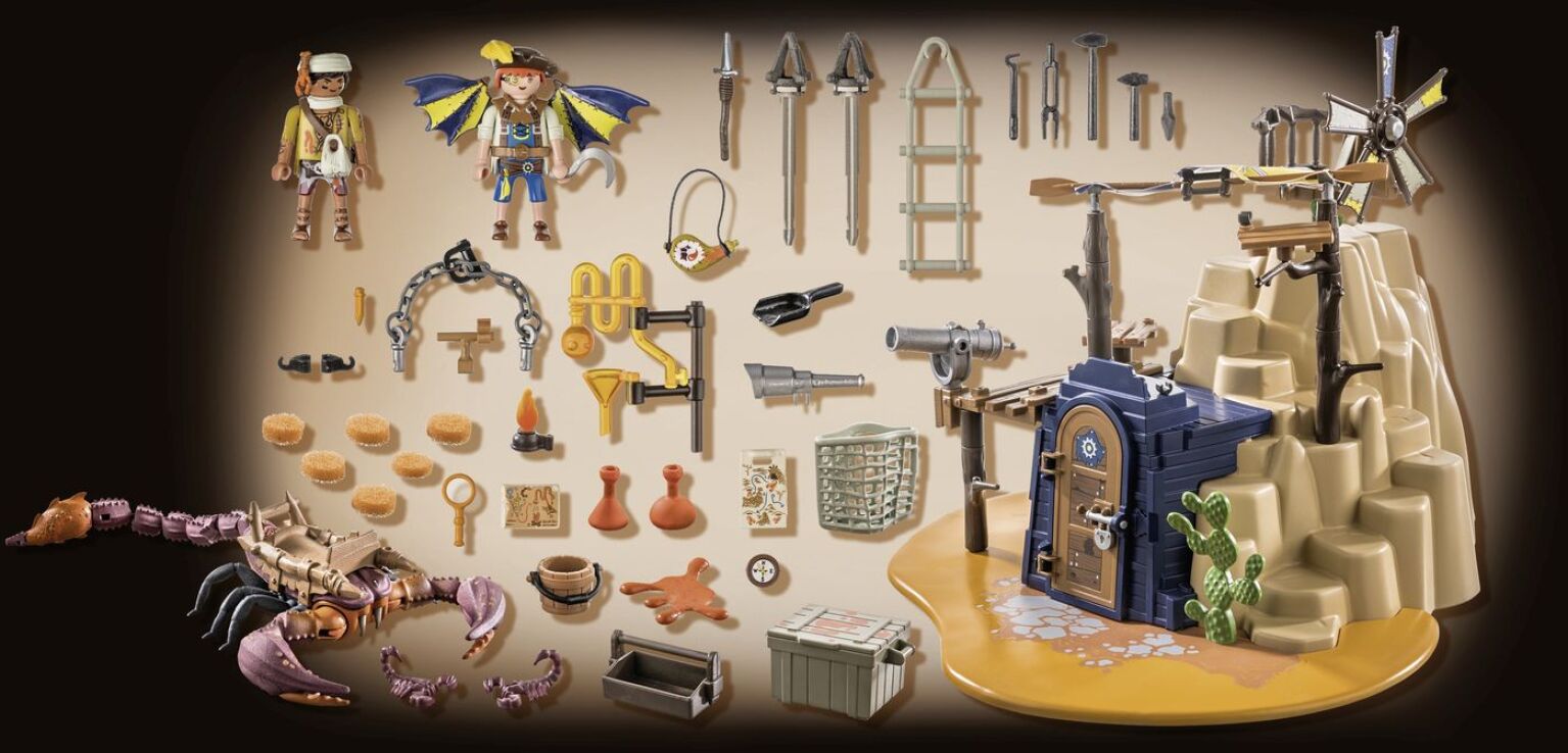 Playmobil Novelmore Sal'ahari Sands-Μυστική Βάση Με Γιγαντιαίο Σκορπιό (71024) (4)