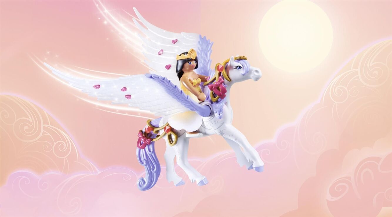 Playmobil Princess Magic Πήγασος Και Πριγκίπισσες Του Ουράνιου Τόξου (71361) (2)