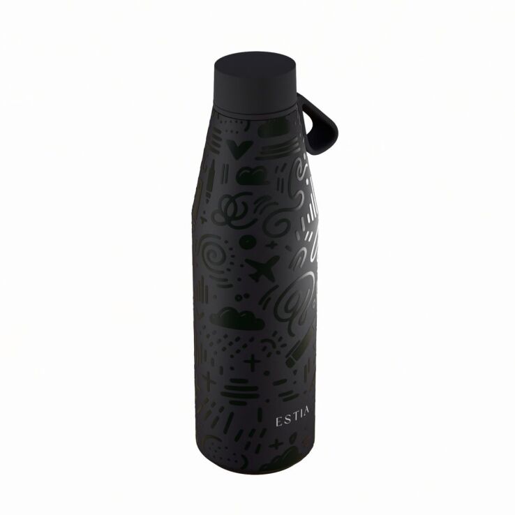 Estia Παγούρι Flow Save The Aegean 500ml Noir Echo (01-42059) (1)