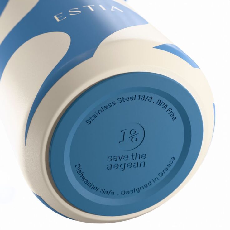 Estia Travel Cup Pulse Save The Aegean 500ml Ocean Waves (01-42608) (3)