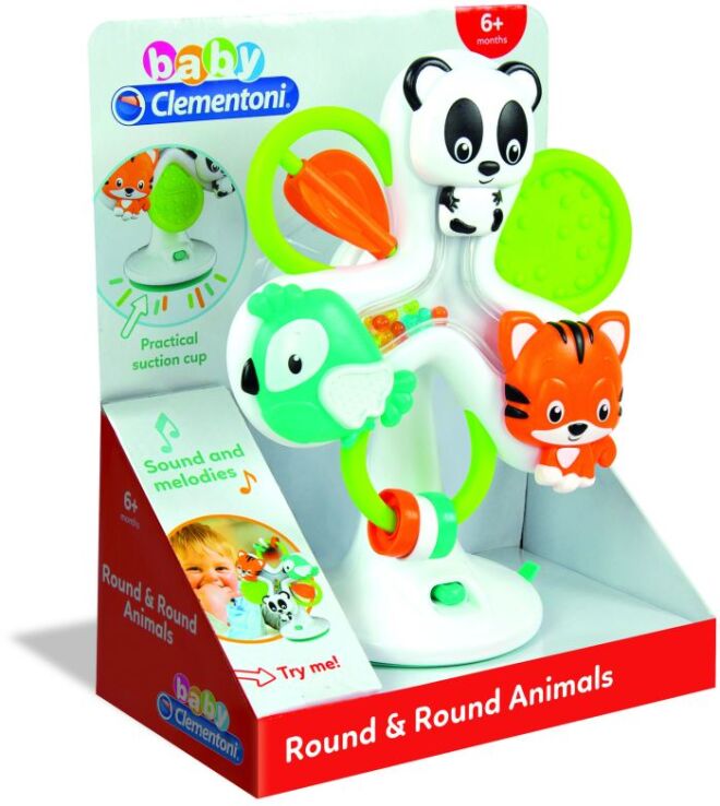 Baby Clementoni Ζωάκια Στο Καρουζέλ (1000-17261) (1)