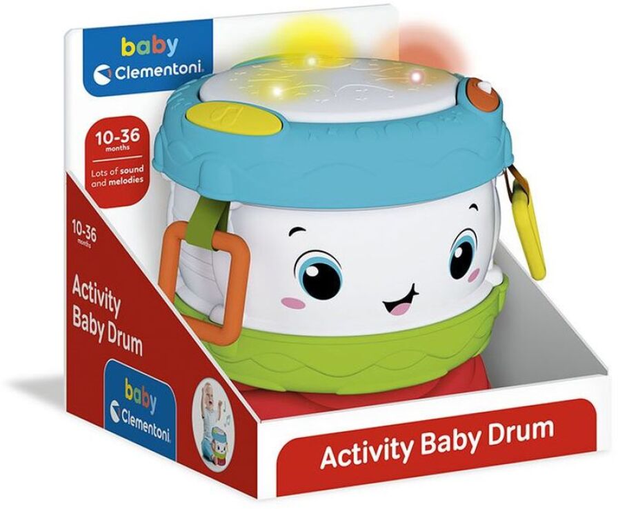Baby Clementoni Μουσικό Τύμπανο Δραστηριότητας (1000-17409) (1)