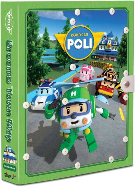 Robocar Poli Brooms Town Map-Αρχηγείο (1003-83280) (2)