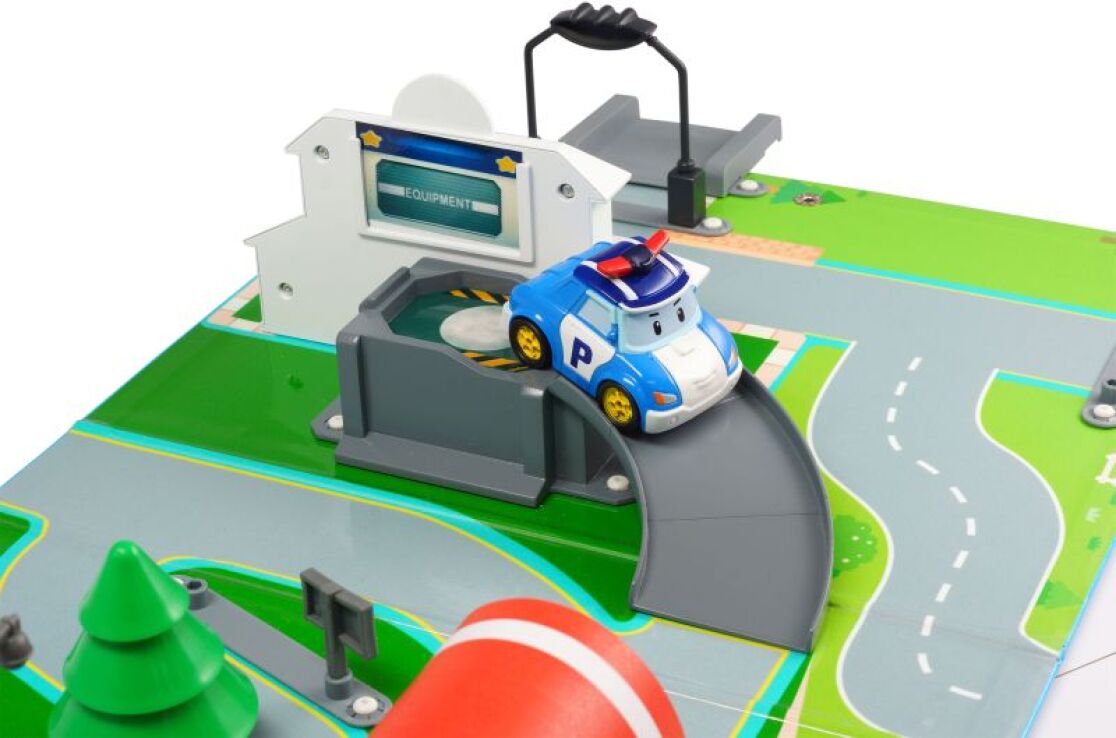 Robocar Poli Brooms Town Map-Αρχηγείο (1003-83280) (4)