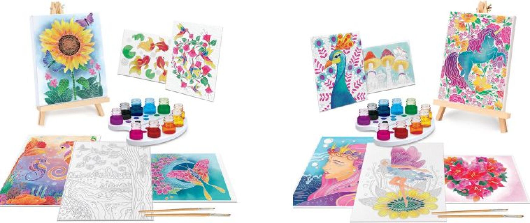 Μαθαίνω & Δημιουργώ Εργαστήριο Ζωγραφικής Ακουαρέλα-2 Σχέδια (1038-11043) (2)