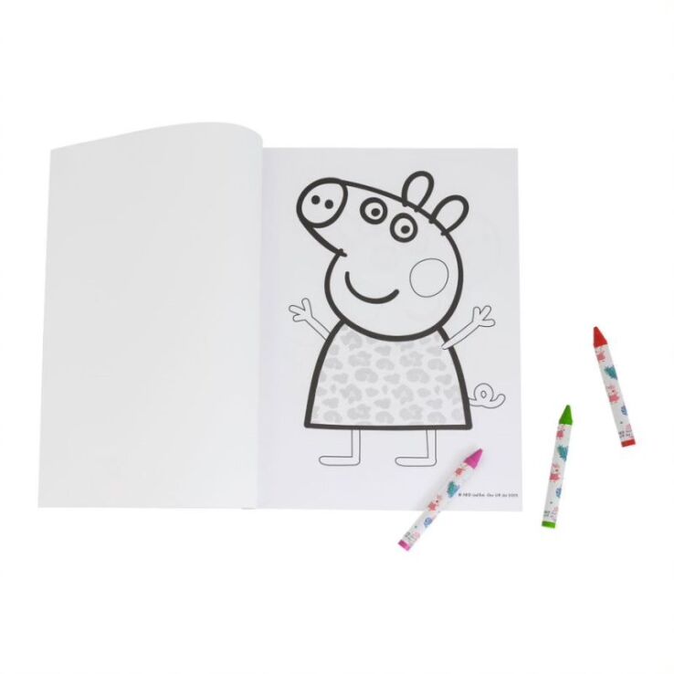 Peppa Pig Διάφανη Τσάντα Σετ Ζωγραφικής (1023-68002) (3)