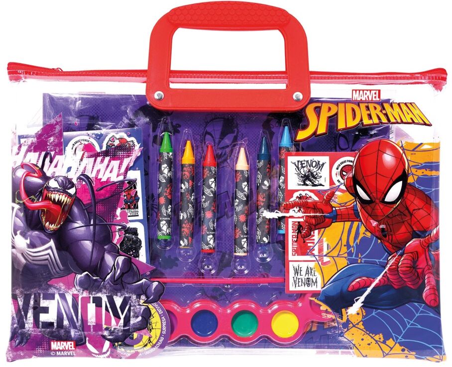 Spiderman Διάφανη Τσάντα Σετ Ζωγραφικής (1023-68007) (0)