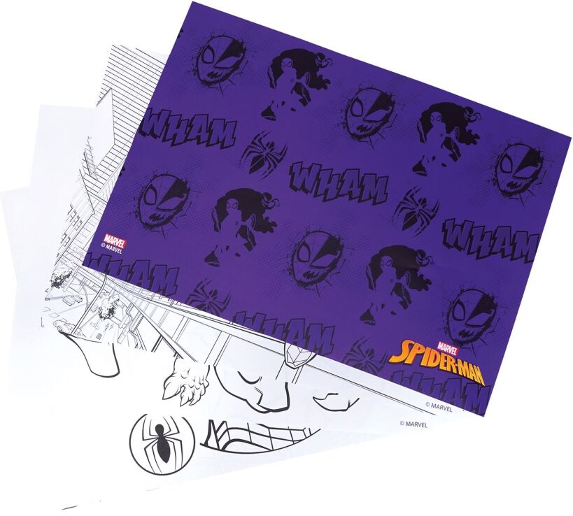 Spiderman Διάφανη Τσάντα Σετ Ζωγραφικής (1023-68007) (2)