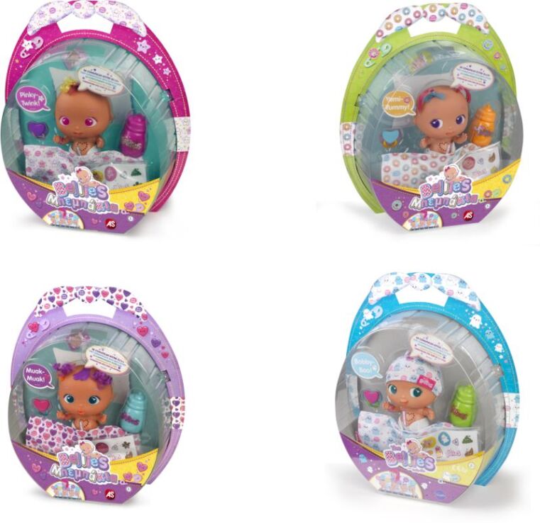 Κούκλα Bellies Μπεμπάκια-4 Σχέδια (4104-15510) (2)