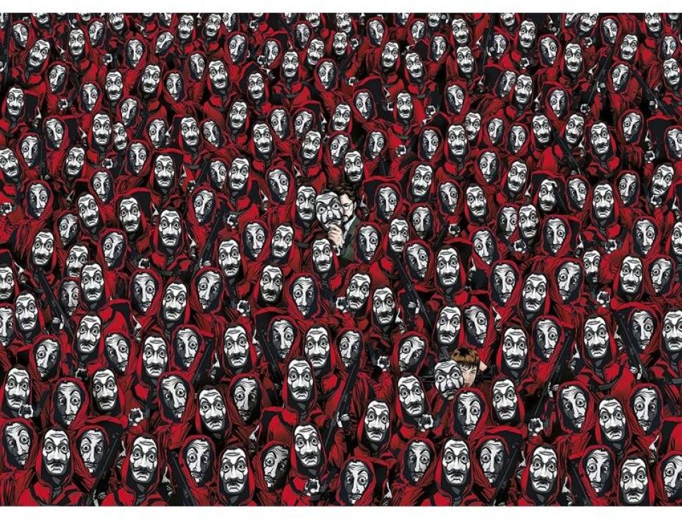 Clementoni Παζλ 1000 Impossible La Casa De Papel (1260-39527) (1)