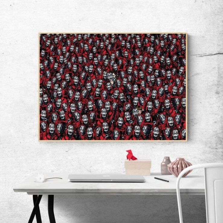 Clementoni Παζλ 1000 Impossible La Casa De Papel (1260-39527) (2)