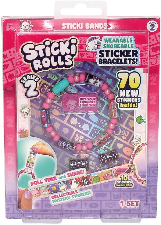 Sticki Rolls Βραχιόλι Με Αυτοκόλλητα Μονή Συσκευασία-5 Σχέδια (1863-10001) (0)