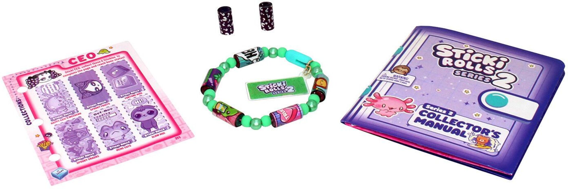 Sticki Rolls Βραχιόλι Με Αυτοκόλλητα Μονή Συσκευασία-5 Σχέδια (1863-10001) (4)