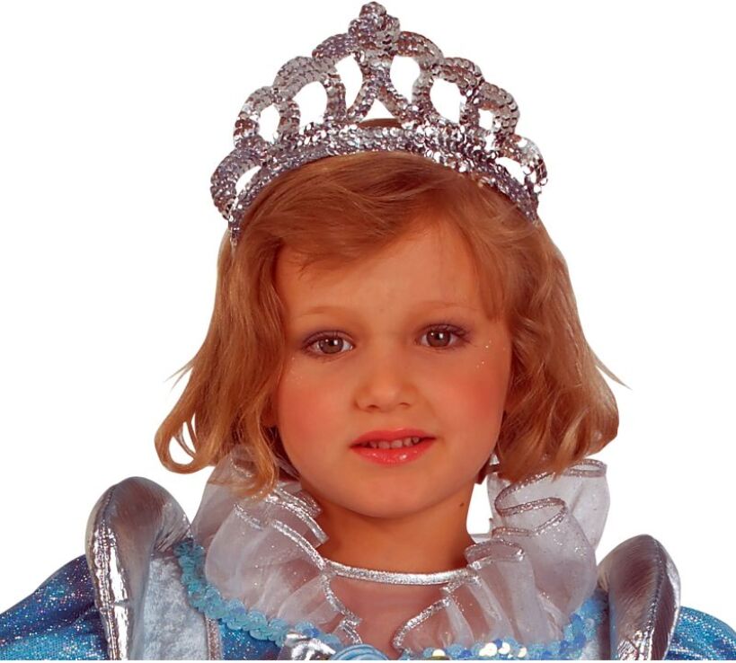 Clown Τιάρα Ασημί Με Πούλιες (80066) (0)