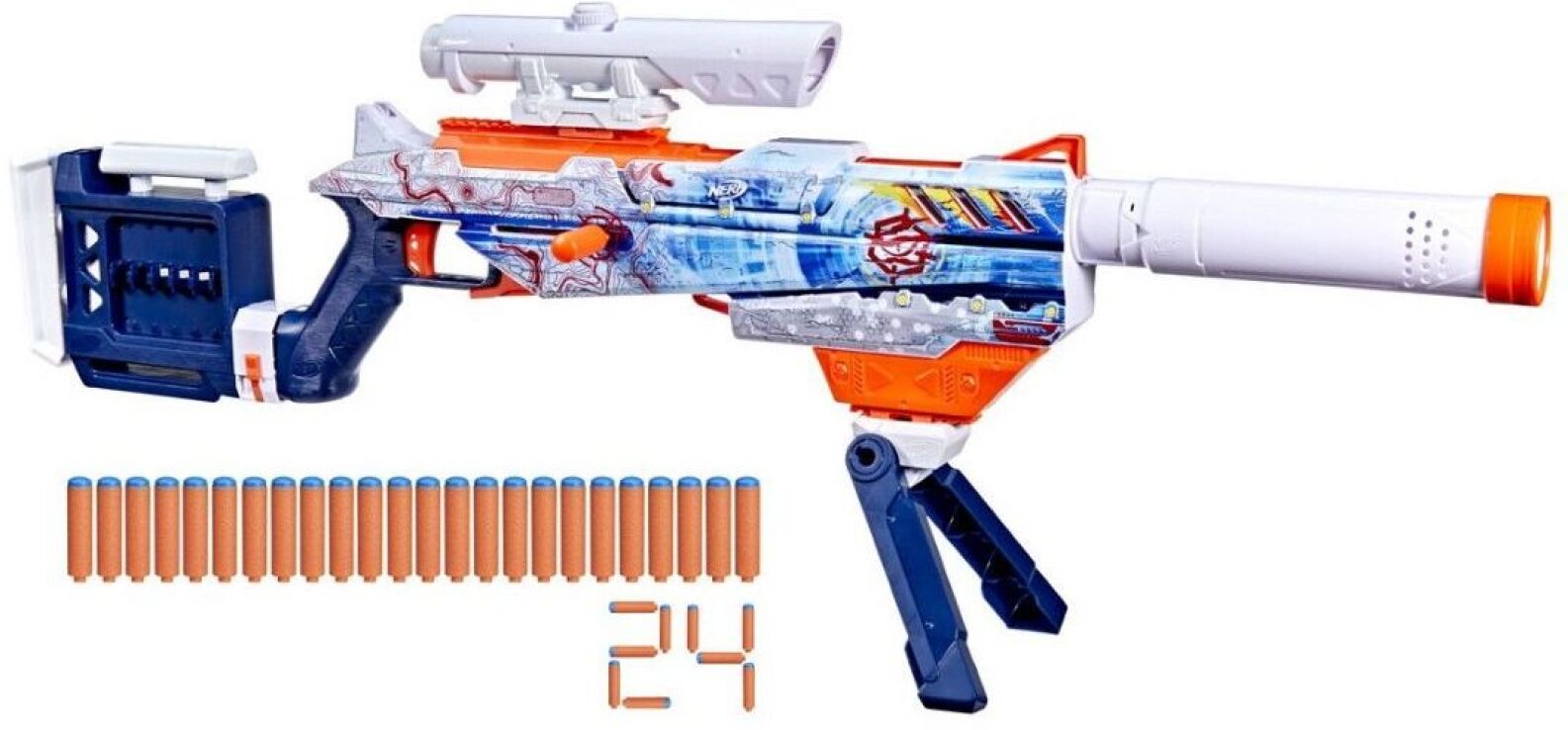 Λαμπάδα Nerf Loadout Arctic Zerostriker (G1763) (1)