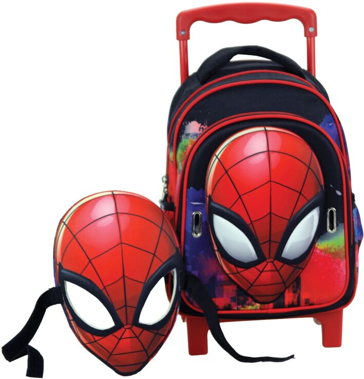 Spiderman Global 26 Σακίδιο Νηπιαγωγείου Trolley (337-13072) (1)