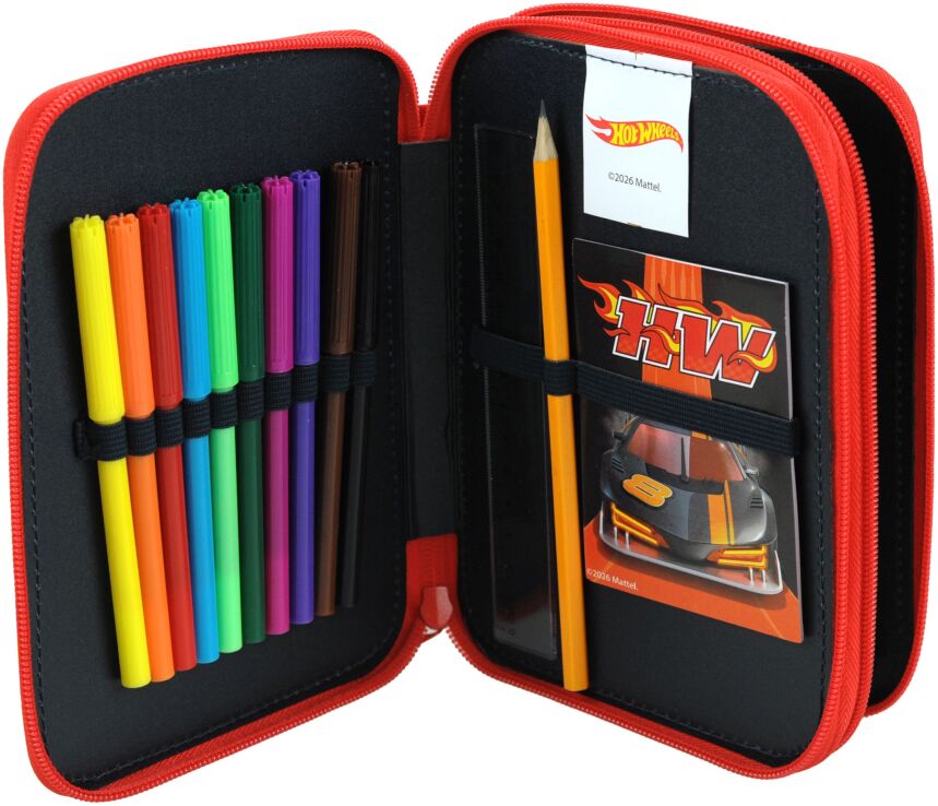 Hot Wheels Race To Win 26 Κασετίνα Διπλή (349-39100) (1)