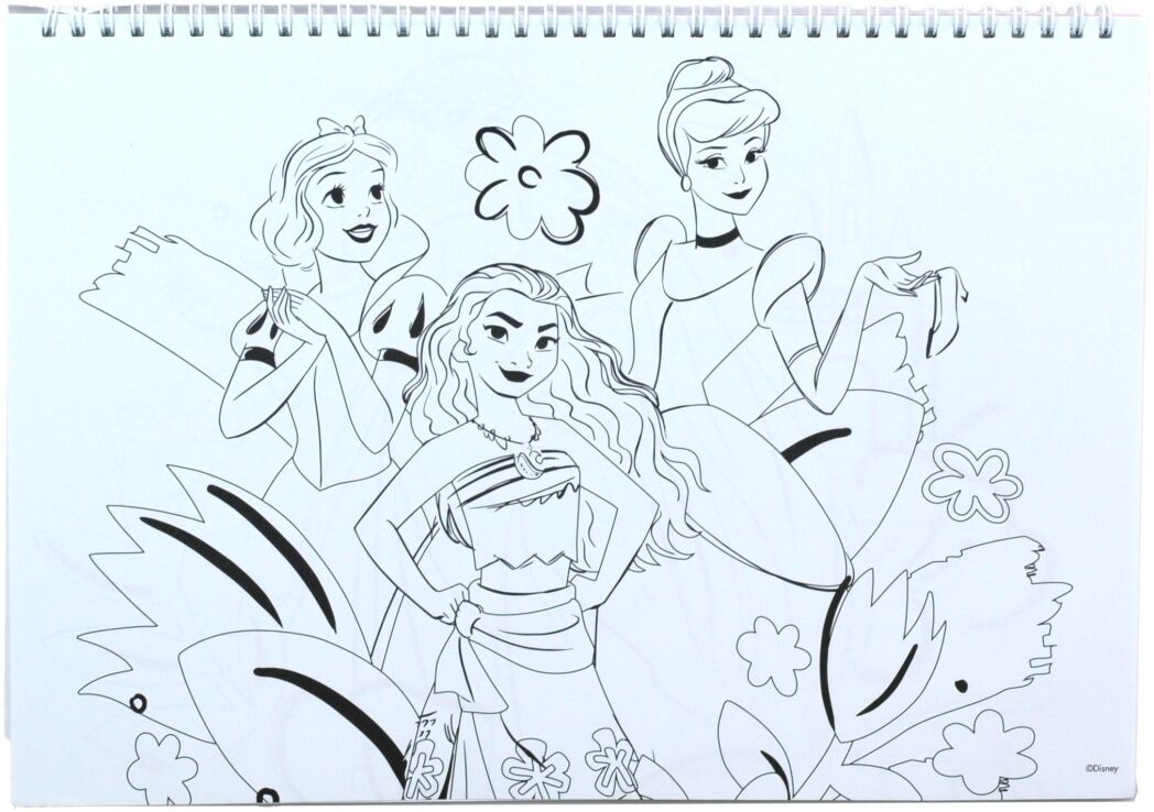 Princess Μπλοκ Ζωγραφικής Α4 Και Stickers (331-56416) (3)