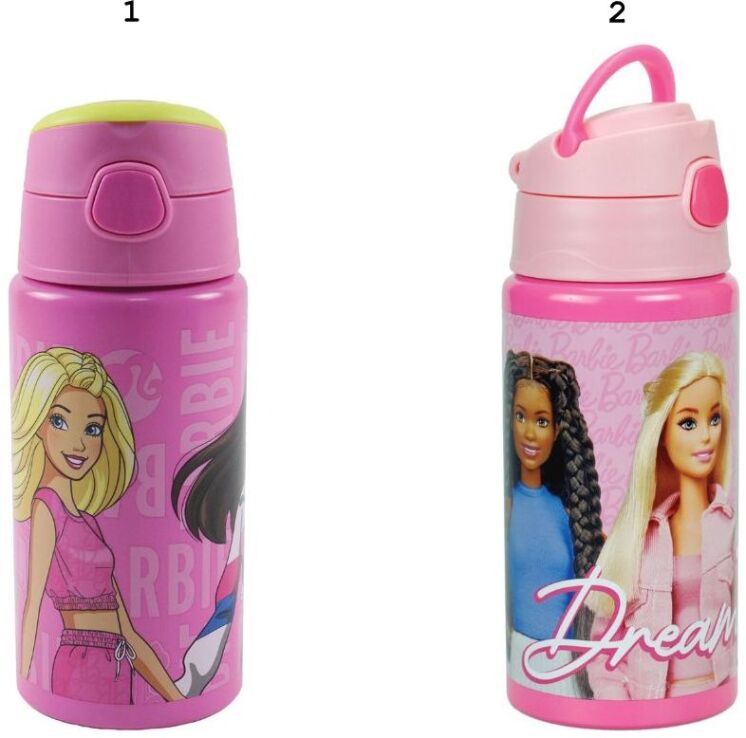 Gim Παγούρι Flip Αλουμινίου Barbie 500ml-2 Σχέδια (571-23248) (1)
