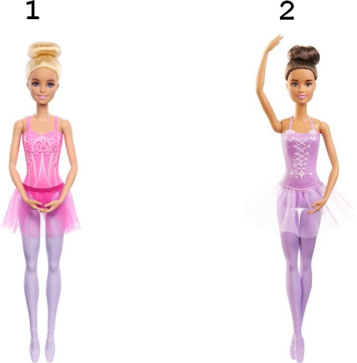Barbie Μπαλαρίνα-2 Σχέδια (HRG33) (1)
