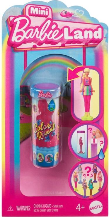 Barbie Mini Barbieland-Color Reveal-6 Σχέδια-1Τμχ (HYF28) (0)