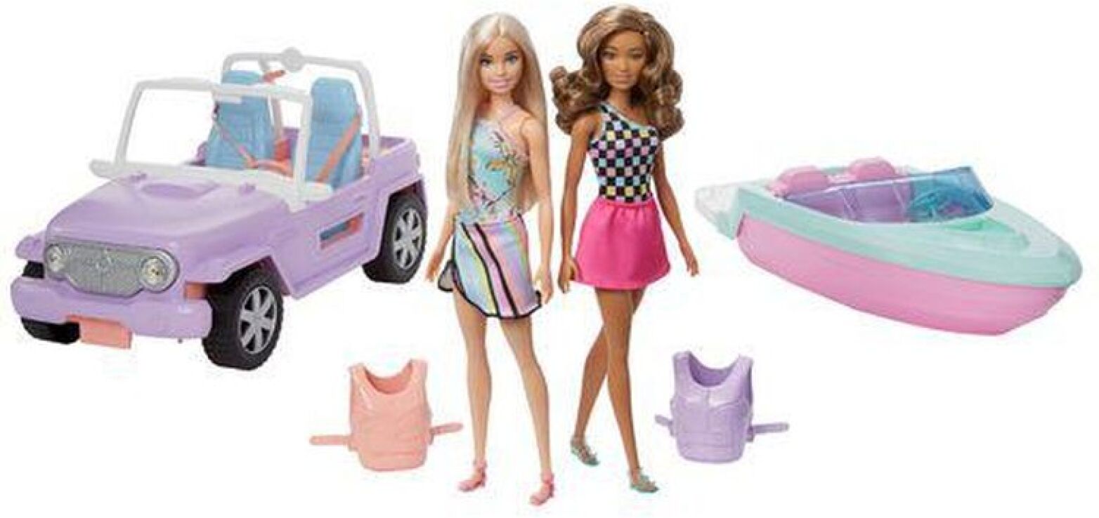 Barbie Σετ 2 Κούκλες-Όχημα & Σκάφος (GXD66) (0)