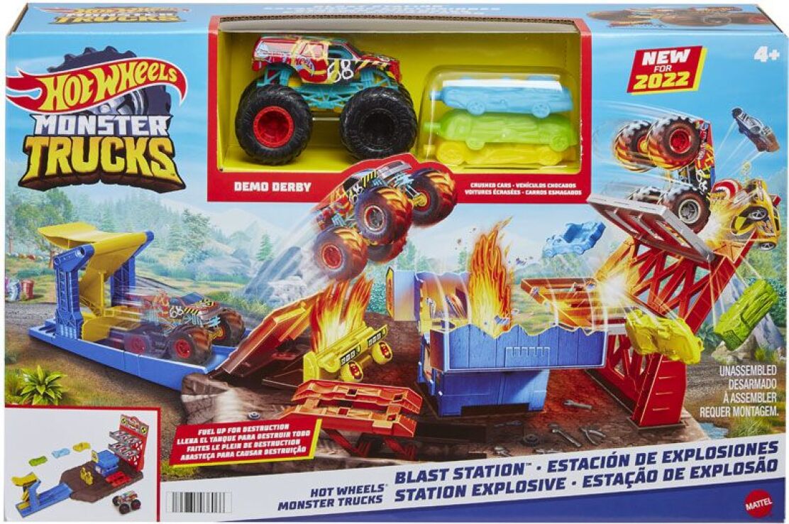 Hot Wheels Monster Trucks Σετ Σούπερ Εκρήξεις & Συγκρούσεις (HFB12) (1)
