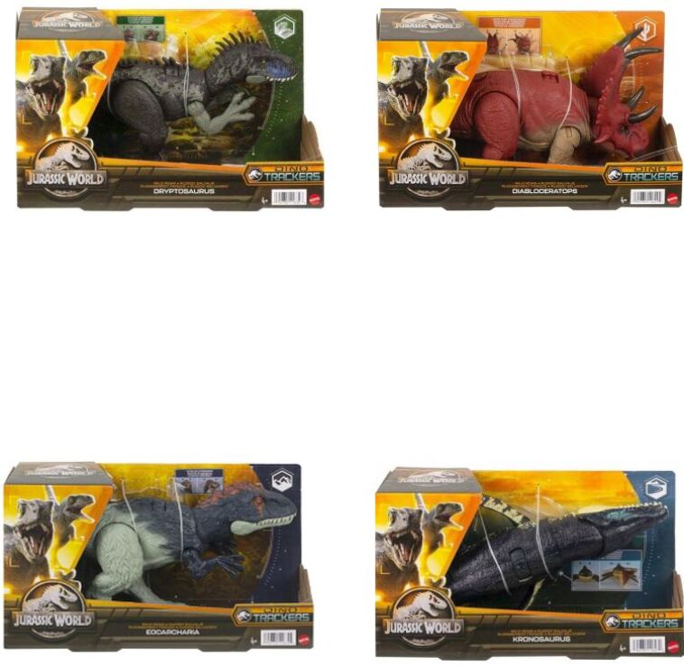 Jurassic World Movie Δεινόσαυρος Με Κινούμενα Μέλη-4 Σχέδια (HDX17) (2)