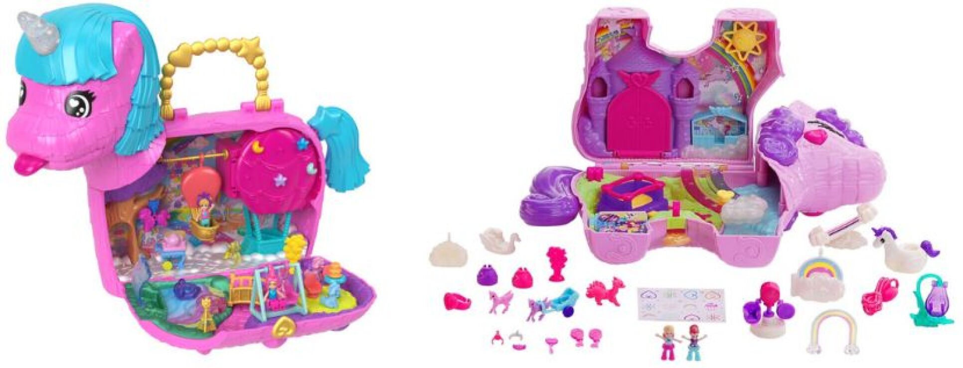 Polly Pocket Polly Μονόκερος Πινιάτα Έκπληξη Σετ-2 Σχέδια (GVL88) (4)